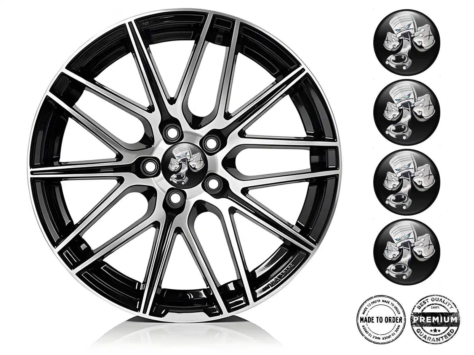 Wheel badges Luxury Look Limited Dome for Cars